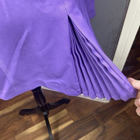 vintage Allison Woods purple button up jacket. 18W. 80’s. - Picture 8 of 9